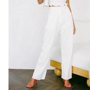 White Linen Pants
